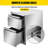 13'' Stainless Steel Drop-In Drawers