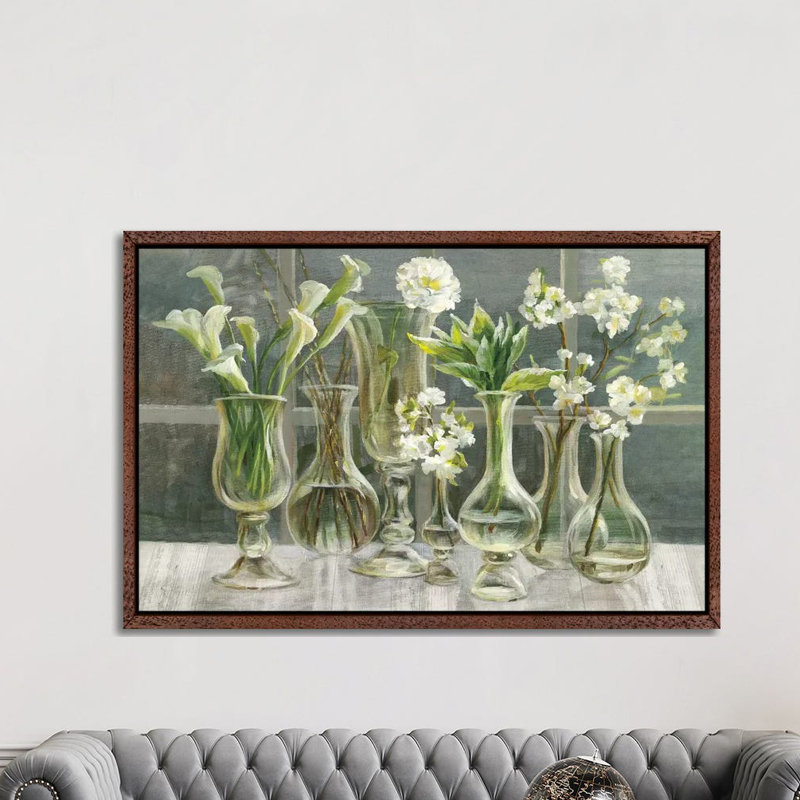 Essence Of May by Danhui Nai - Print on Canvas, 152.5 cm H x 101.5 cm W, Classic Brown Wood Framed