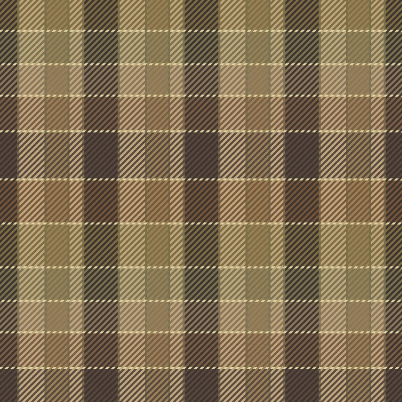 London Check, Toile de ramie synthétique, Ocre atténué