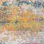 Tapis rose / orange à motif abstrait durable Nieve-68028186