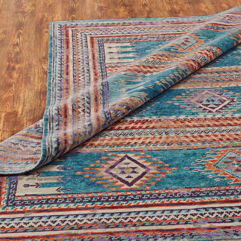 Mesa Mirage Hand Knotted Area Rug, Rectangle 10' x 14'