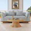 Flora  Rattan Scalloped Coffee Table