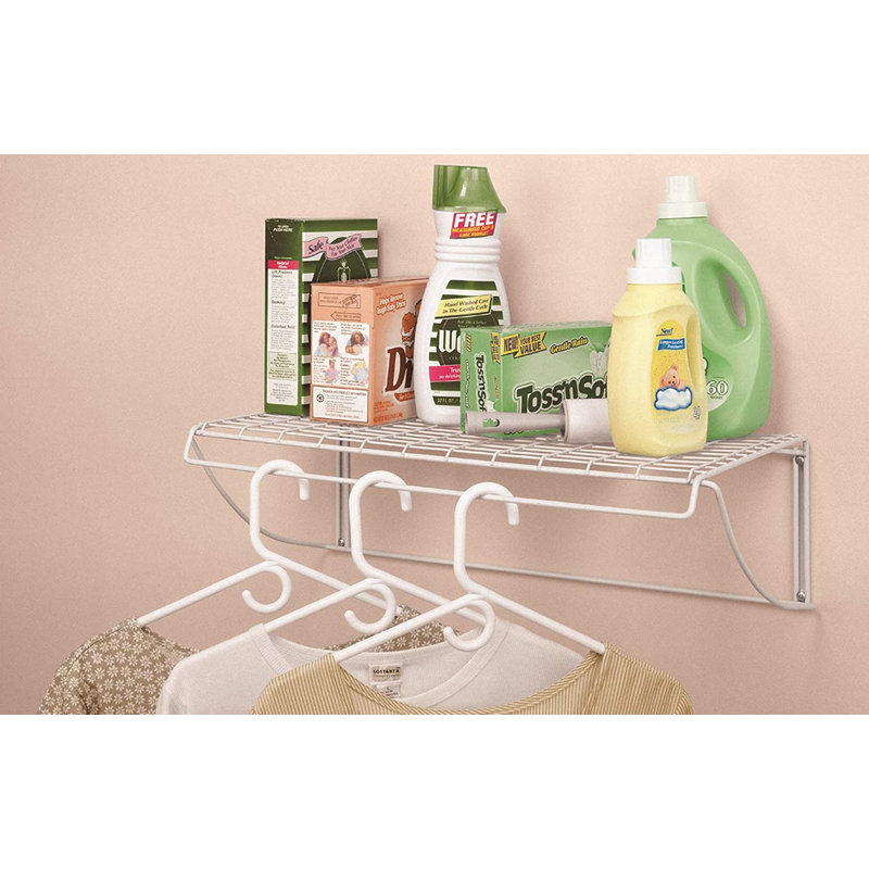 Utility Laundry Shelf with Towel Bar by ClosetMaid, 17.8cm H x 60.9cm W x 30.5cm D