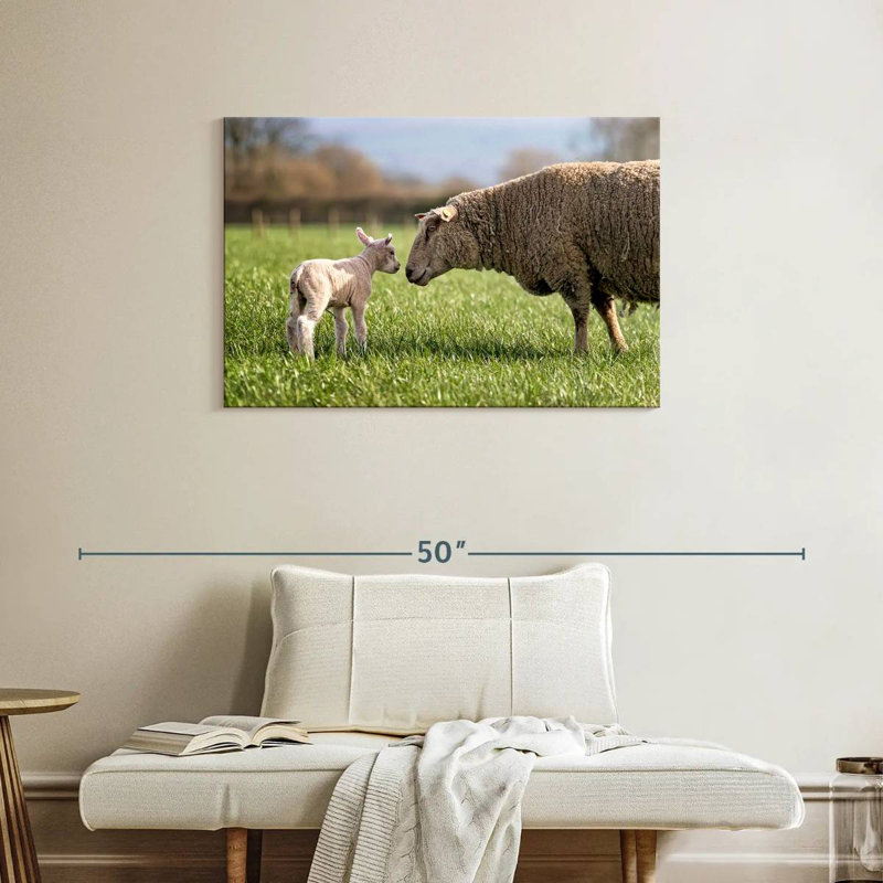 Brampt Sheep Love, 24" H x 36" W