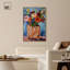 «Whimsical Flower Bag Canvas Vibrant Coastal», art mural par Art Remedy-104628576-104628586