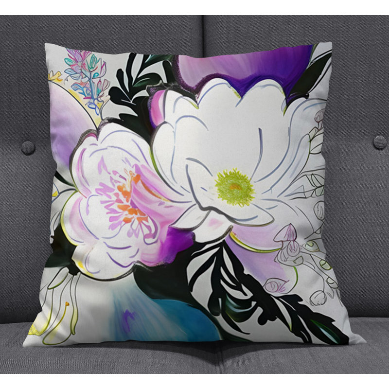 Coussin décoratif, Housse de coussin seulement - sans coussin, H 16 po x l 16 po