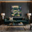 «Cats Kinkalow», art mural sur toile bleue-327908685