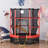 Φ5FT Kids Trampoline With Enclosure Net, Springless Design, Safety Pad And Steel Frame For Indoor Outdoor, Toddler Round Bouncer For Age 3 To 6 Years RED