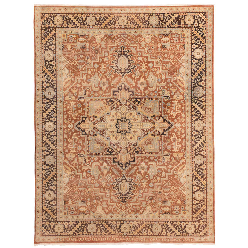 Jamshidpour Copper Rug 7'10" x 10'1"