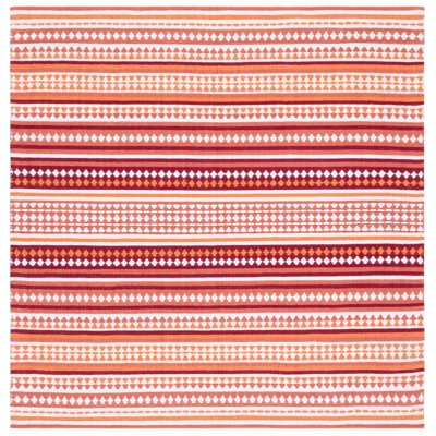 Adamsen Hand Woven Cotton Striped Rug
