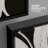Black And White Stroke Abstract Geometric Decor Boho Mid-Century Modern On Canvas 3 Pieces Print-94434429-94434428