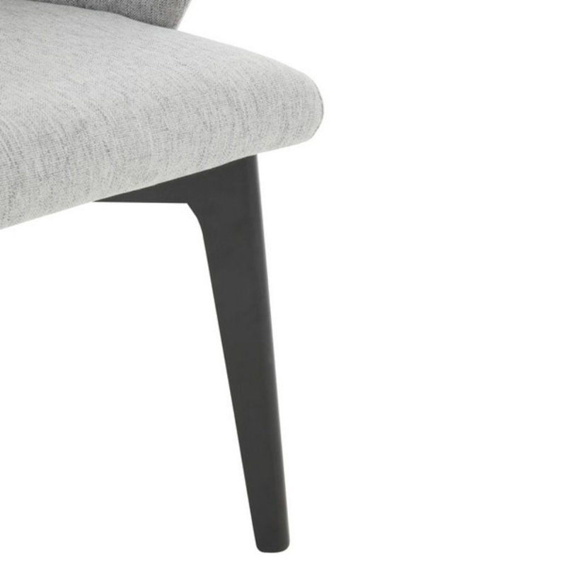 Quentin Linen Arm Chair, Gray