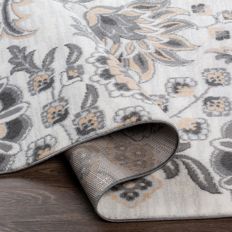 Roundhay Floral Indoor Rug, Rectangle 5'3" x 7'