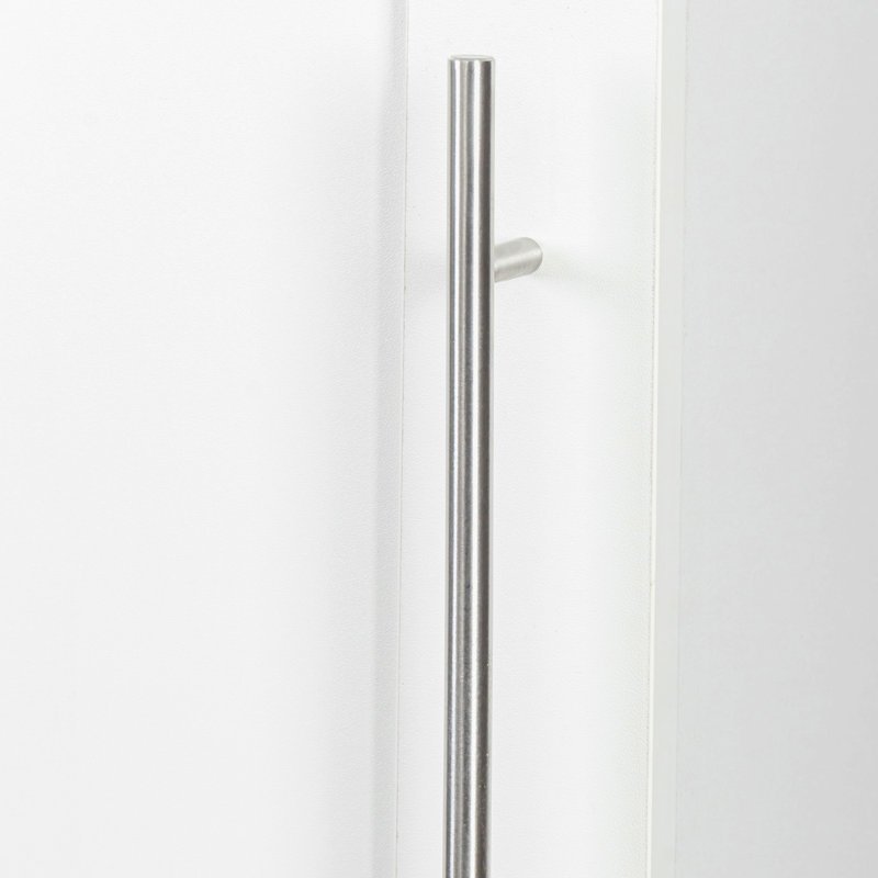 Bathroom Storage Cabinet with Movable Shelves, White