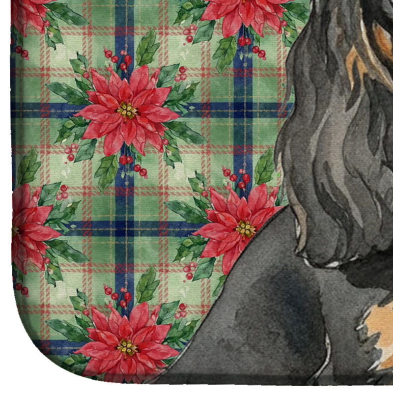 Tapis de vaisselle noir et brun clair, Noir / brun clair
