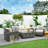 Wicker 5 - Person Patio Conversation Set with Cushions