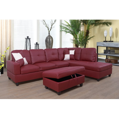 Canapé et chaise longue avec repose-pieds Beesley