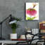 Libellule et zinnia par Dawn Derman - impression sans cadre-480935833