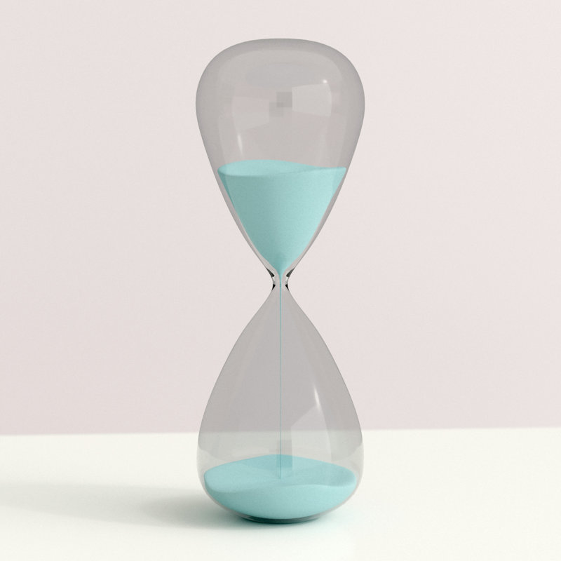 Cobie Abstract Hourglass, Green