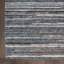 Tapis rayé bleu contemporain fait à la main Rennes-974335144