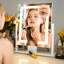 Makeup Mirror with Lights, 25 x 30 cm Light Up Vanity Mirror with 3 Colour Lighting Modes,White
