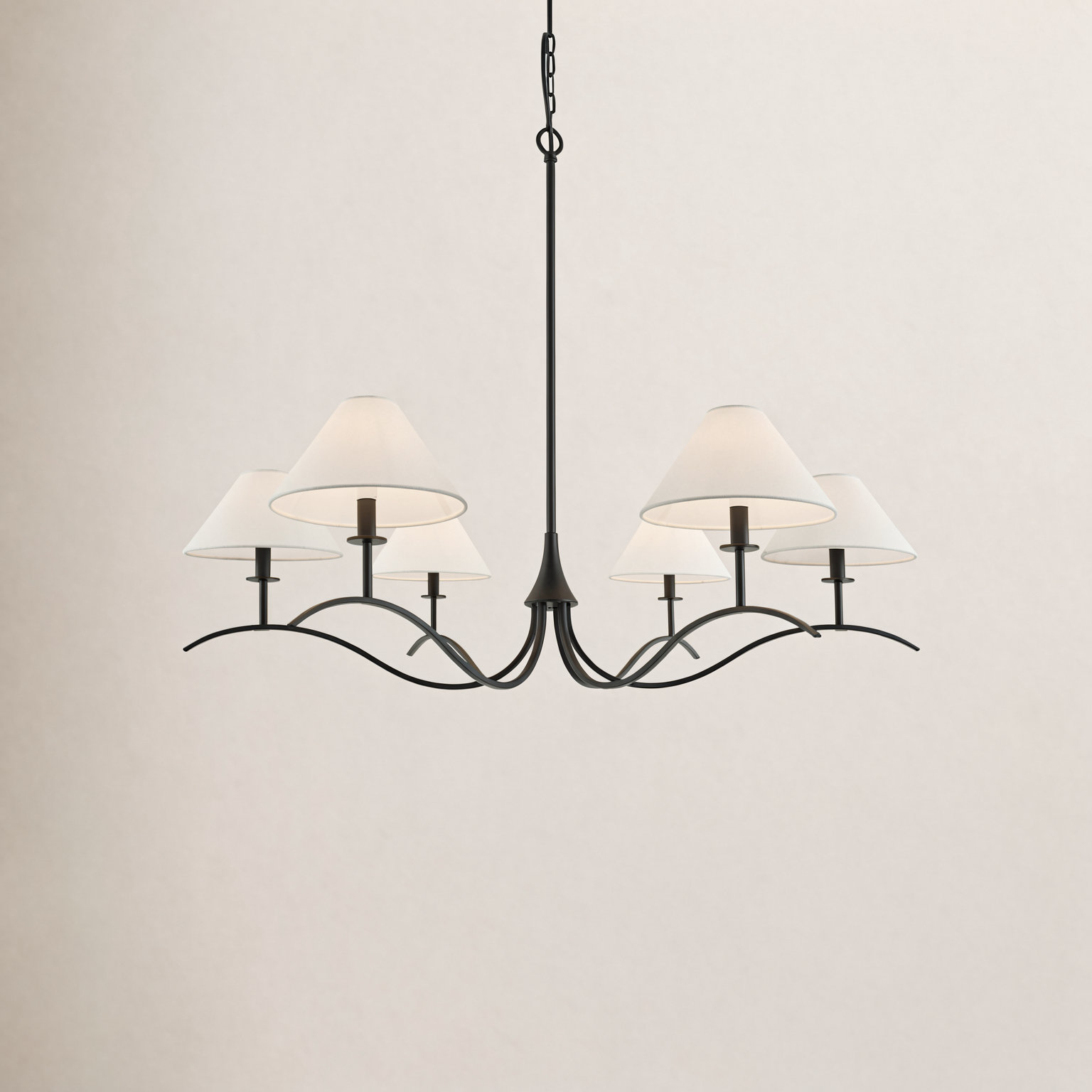 Iron 6-Light Chandelier