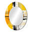 Miroir mural ovale jaune II-1570719387