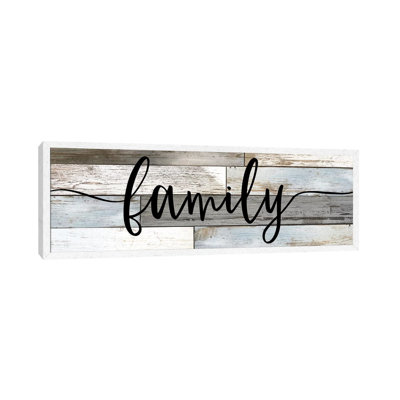 Family by Natalie Carpentieri - Panoramic Print on Canvas