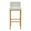 Madeline Upholstered Counter Stool with Metal Frame-87208028-87208029
