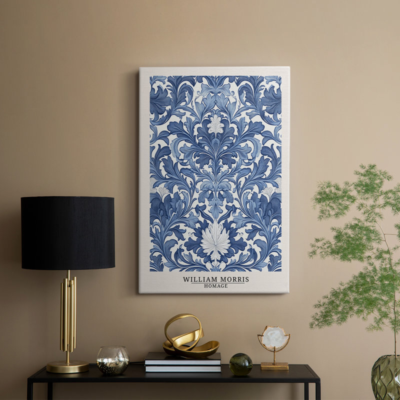 Wm Morris Series DCVII -Galerie enveloppée Cavas, H 12 po x l 18 po