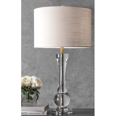 Lampe de table transparente 28 po Fifield