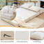 Canapé-lit pliable avec mousse à mémoire de forme et coussin lombaire Boneless-2030611109
