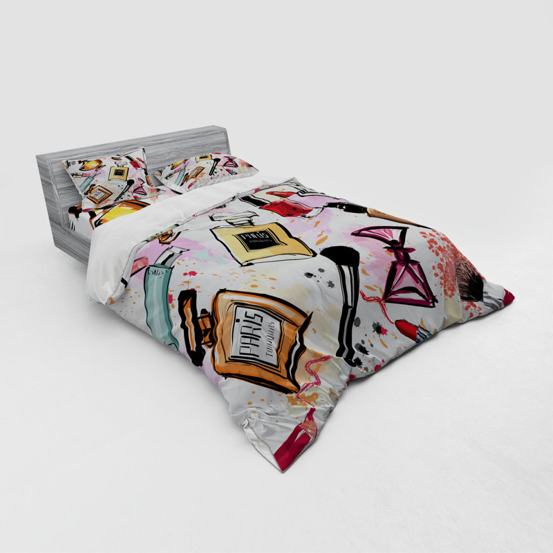 Glam Polyester Duvet Cover, Queen Duvet Cover + 3 Additional Pieces