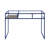 Yasin Glass Top & Blue Finish Writing Desk (Not Including Office Chair)-1164898108
