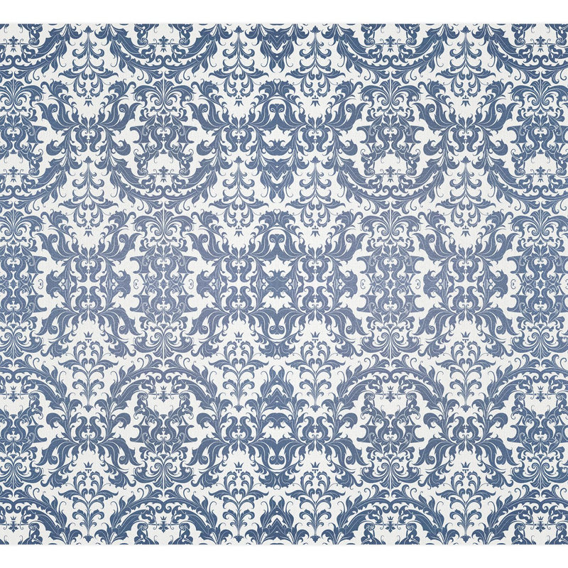 Toile Damask Peel & Stick Damask Border, 132" L x 144" W