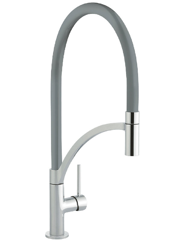 AUSTEN & Co. Kitchen Faucet, Chrome/Gunmetal