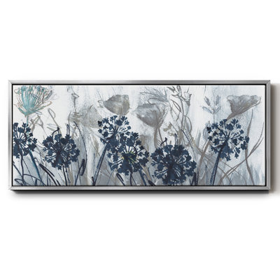Indigo - toile encadrée