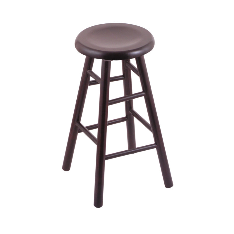 Swivel Solid Wood Extra Tall Stool, Dark Cherry Maple, Extra Tall 36” Seat Height