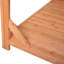 65" Rustic Wooden Outdoor Potting Table, 4 Shelves And Side Hook, Natural For Garden Use Wood Desk With Storage-2127260255