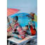 « beach ladies » par parvez taj,-impression sur toile tendue Translucent Women-25829616
