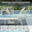 Patio Folding Chaise Lounge Chair With Face Hole And Side Table-903272464