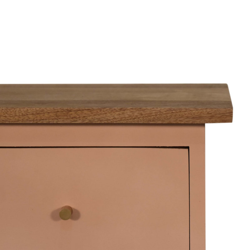 35cm W Solid Wood Bedside Table