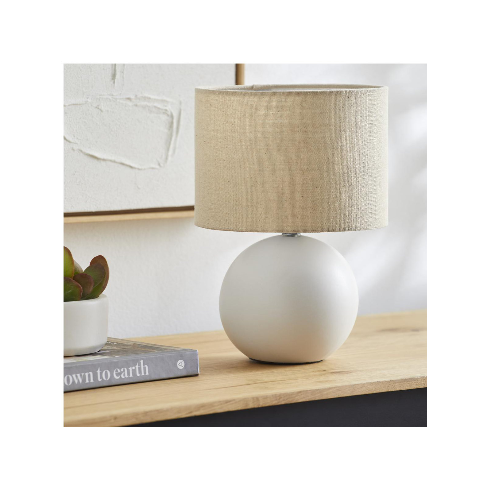 Pramit Accent Table Lamp, Gray