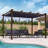 Purple Leaf Aluminium Pergola With Canopy-80546450-96127694