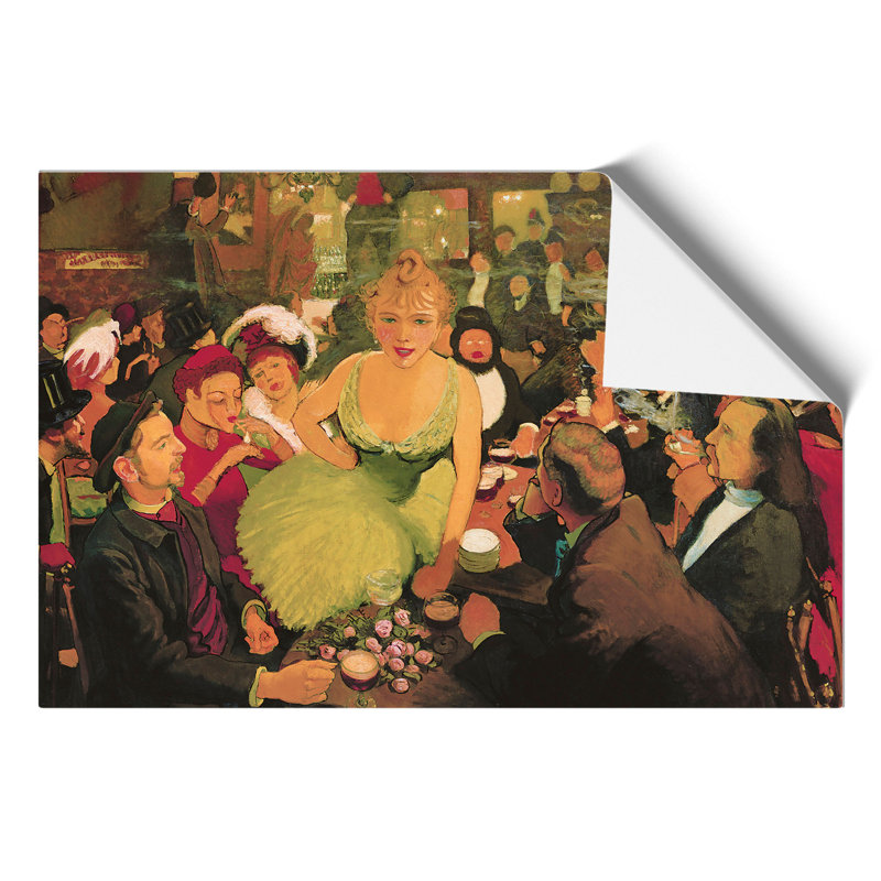 Interior of the Bruant by Louis Anquetin - Frameless Print, 30cm H x 42cm W x 0.1cm D