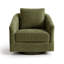 Fauteuil d'appoint pivotant en chenille Conway-1069960983