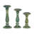 8.30'' H Solid Wood Tabletop Candlestick