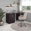 Bureau avec rangement classique Techni Mobile