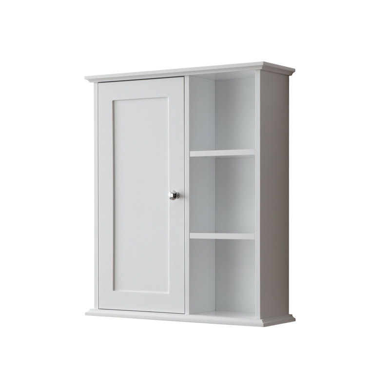 23.6" Wall Bathroom Cabinet, White