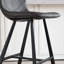 Tabouret de bar moderne en similicuir avec dossier et repose-pieds ergonomiques-1323601774